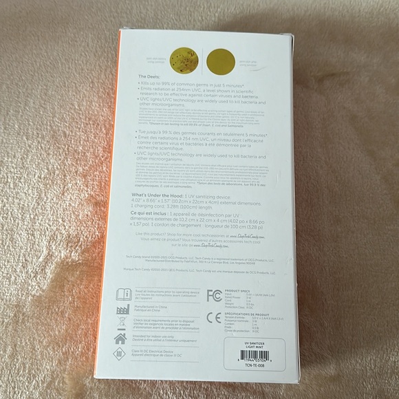 Tech Candy UV Sanitizer New in Box in Light Mint - Picture 2 of 7